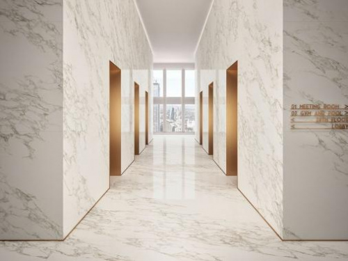 Керамогранит Impronta Marble Experience Calacatta Gold Sq.Lapp. напольная 120х60